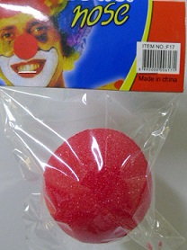 NARIZ PAYASO GOMA ESPUMA