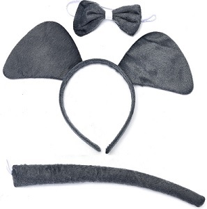 SET PELUCHE ELEFANTE