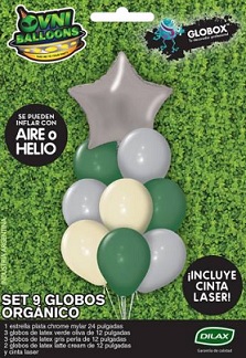 SET 9 GLOBOS PREMIUN ORGANICO