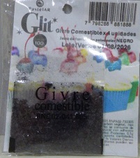 BRILLANTINA COMESTIBLE X 4 NEGRA