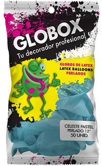GLOBOX PER X50 12P CELESTE PASTEL