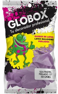 GLOBOX PER X50 12P LILA PASTEL