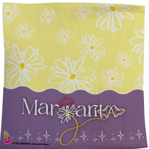 SERVILLETA PREMIUM IMPRESA X 20 MARGARITA