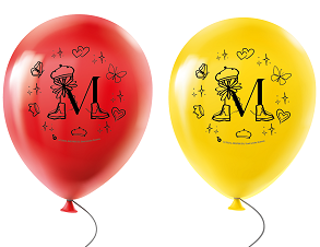 GLOBO PREMIUN 12P X6 MARGARITA