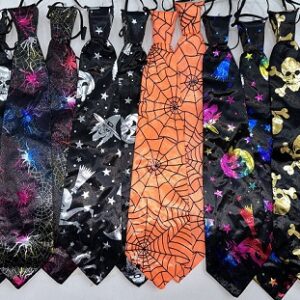CORBATA TELA HALLOWEN LED