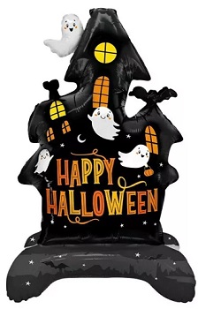 GLOBO FOIL SILUETA 120X70 CM CASTILLO FANTASMAS