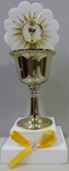 ADORNO COMUNION BASE DOBLE CUAD.CALIZ