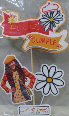 ADORNO SET FELIZ CUMPLE 3D MARGARITA