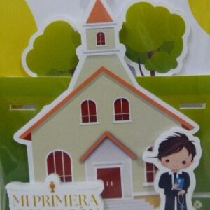 ADORNO ENCASTRE COMUNION CAPILLA NENE