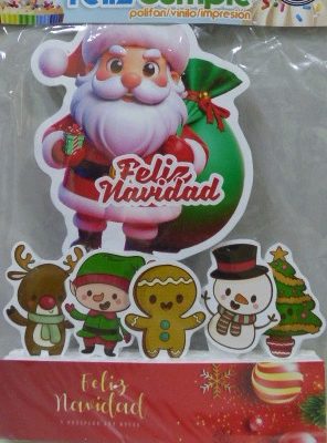 ADORNO PINCHE NAVIDEÑO X 6