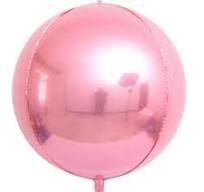 GLOBO FOIL 18P ORBIS ROSA