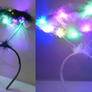 VINCHA AUREOLA ANGEL CON LUZ