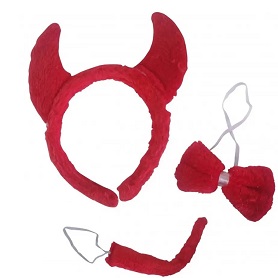 SET PELUCHE DIABLO