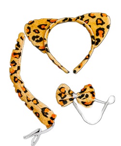 SET PELUCHE LEOPARDO