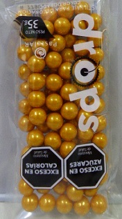 PERLAS COMESTIBLES X 35GR DORADAS GRANDES