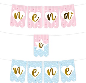 BANDERIN REVELACION DE GENERO