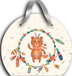 CANASTITA ANIMALITOS NORDICOS X 4