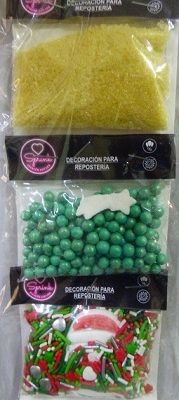 MIX SPRINKLES PERLAS GLITTER NAVIDEÑO