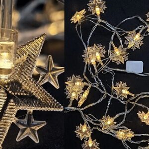 LUZ LED X28 ESTRELLA Y ESTRELLITAS CALIDA