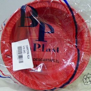 COMPOTERA DESCARTABLE X25 ROJA