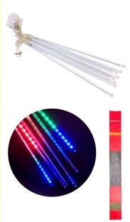 GUIRNALDA LED METEORO 3,2M X 50CM MULTICOLOR