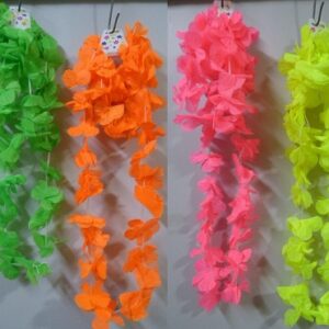 SET HAWAIANO 4 PIEZAS FLUO