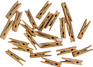BROCHE MADERA CRUDO 35MM X 24U