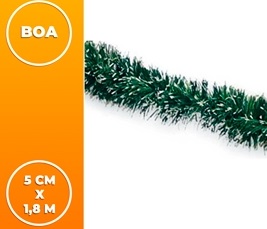 BOA 5CM X 1.80 MT VERDE PUNTA BLANCA