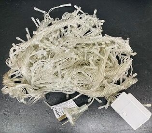 CORTINA LED 3 MTS X 60 CM LUZ CALIDA