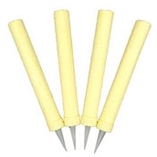 BENGALA GIBREADA X 4 AMARILLO PASTEL