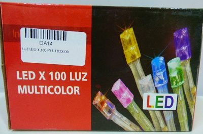 LUZ LED X 100 MULTICOLOR