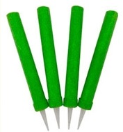 BENGALA GIBREADA X 4 VERDE MANZANA