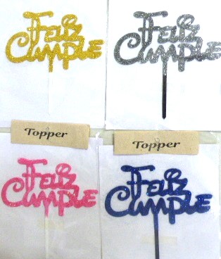 ADORNO PINCHE PLASTICO FELIZ CUMPLE DISNEY