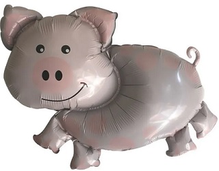 GLOBO FOIL SILUETA 16P CHANCHO