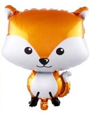 GLOBO FOIL SILUETA 26P ZORRO