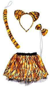 SET TUTU Y VINCHA TIGRE