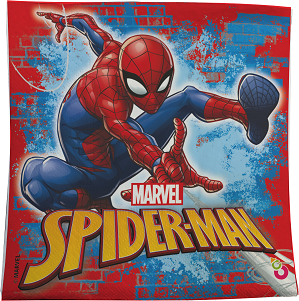 SERVILLETA PREMIUM IMPRESA X 20 HOMBRE ARAÑA / SPI