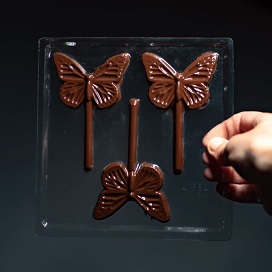 PLACA CHUPETIN MARIPOSA X 10