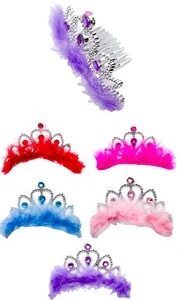CORONA PRINCESA PEINETA CON PLUMA