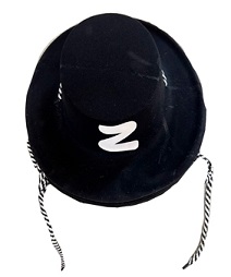 SOMBRERO PLASTICO GAMUZA EL ZORRO