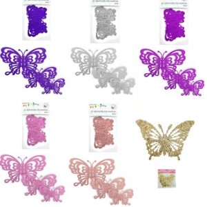 ADORNO MARIPOSAS 3D GIBREADA X6