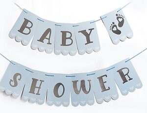 BANDERIN BABY SHOWER CELESTE
