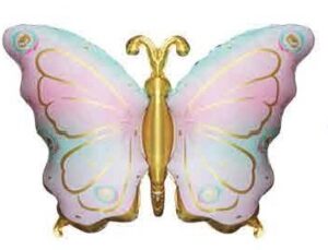 GLOBO FOIL SILUETA MARIPOSA 79CM X 52CM