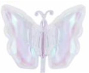 GLOBO FOIL SILUETA MARIPOSA IRIDISCENTE 79CM X53C