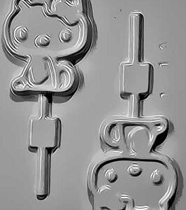 PLACA CHUPETIN KITTY