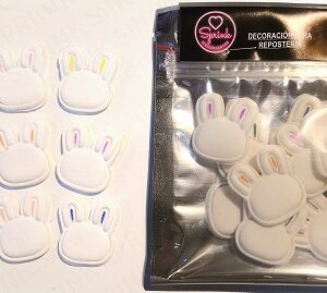 FORMAS COMESTIBLES CONEJO SIN CARA X9