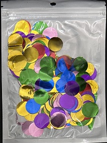 CONFETTI METAL X10G REDONDO MULTICOLOR