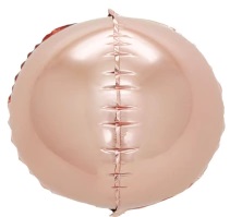 GLOBO FOIL 18P ORBIS ROSA GOLD