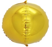 GLOBO FOIL 18P ORBIS DORADO
