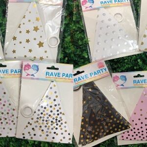 BANDERIN TRIANGULAR LUNARES - ESTRELLAS